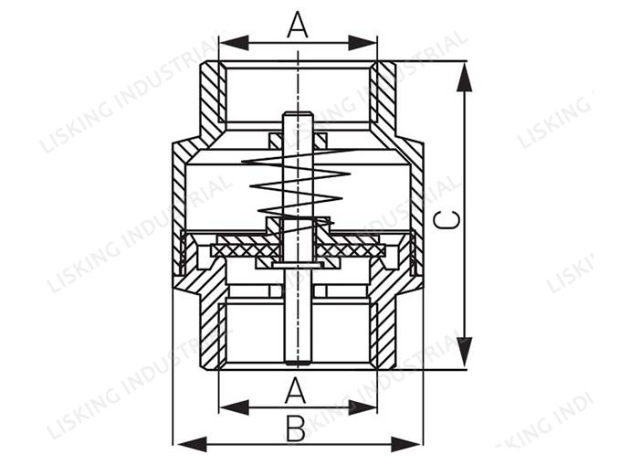 non return valvepiston check valveBRASS CHECK VALVE