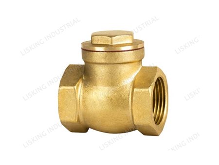 LSK-VL306 BRASS CHECK VALVE (Vannes) - SWING - HORIZONTAL METAL 					