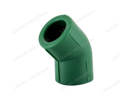 GREEN PPR 45 DEG ELBOW