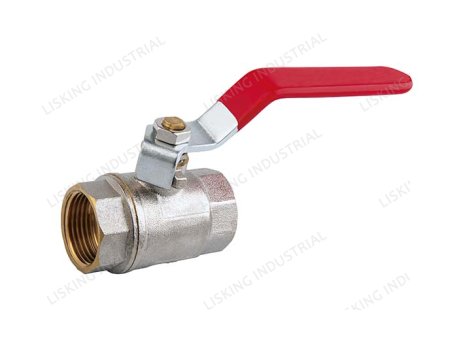 LSK-VL102 WATER BALL VALVE (ZAWÓR) WITH STEEL HANDLE AND GLAND FEMALE/FEMALE							