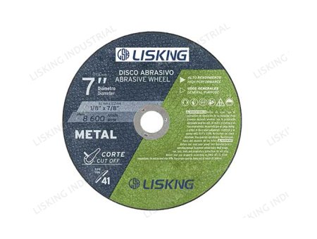 CUT OFF ABRASIVE WHEEL (DISCO ABRASIVO)
